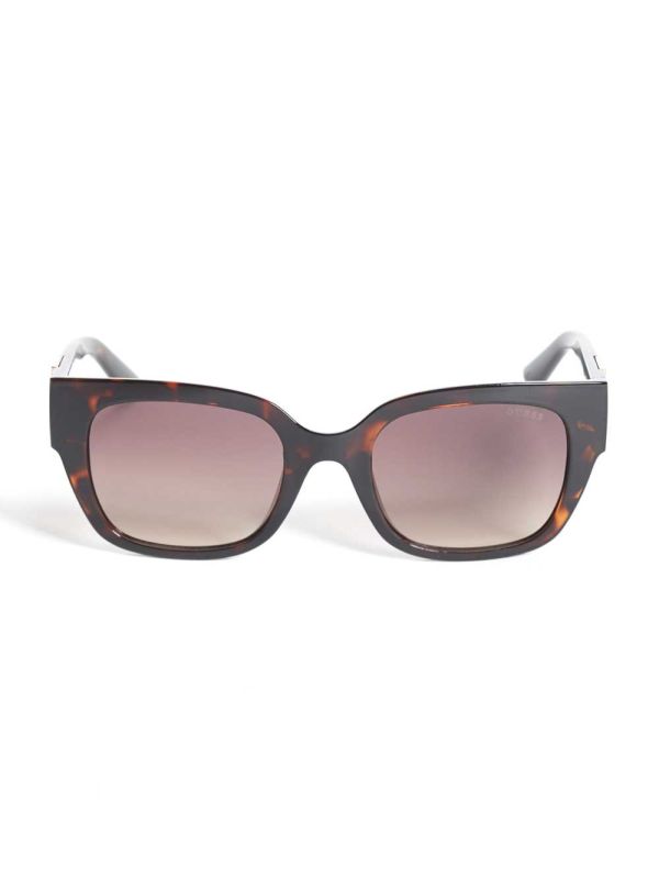 Guess Tortoise Square Solglasögon Dam Bruna | 973501-QWJ
