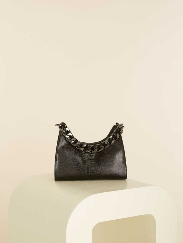 Guess Tullia Hobo Bag Axelväska Dam Svarta | 568093-MIQ
