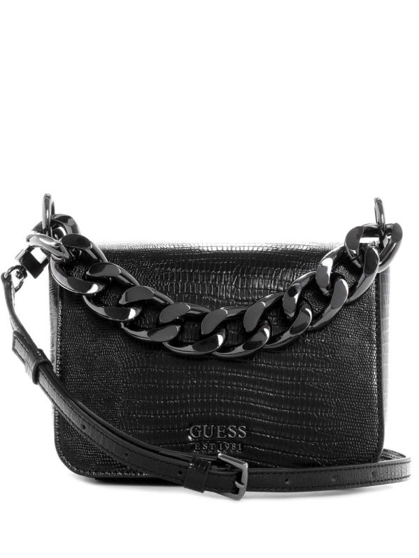 Guess Tullia Mini Crossbody Väska Dam Svarta | 712398-LOH