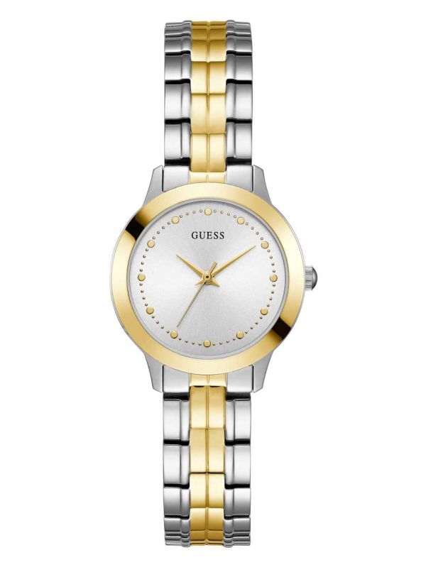 Guess Two-Tone Petite Klocka Dam Silver | 529148-FAU