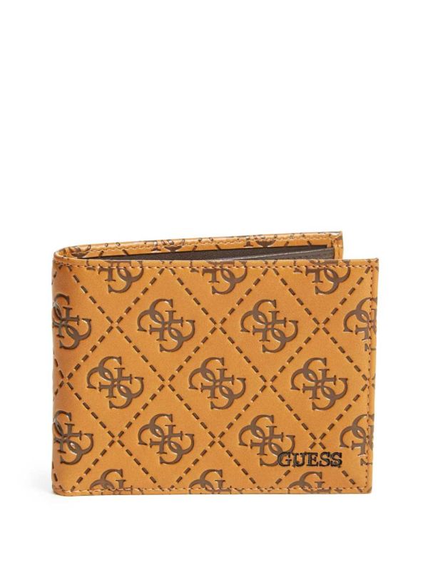 Guess Vezzola Embossed Billfold Plånbok Dam Bruna | 569782-YOA