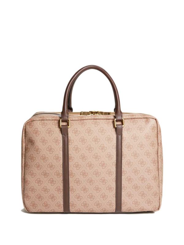 Guess Vezzola Top Handle Bag Handväska Herr Bruna | 928371-DPB