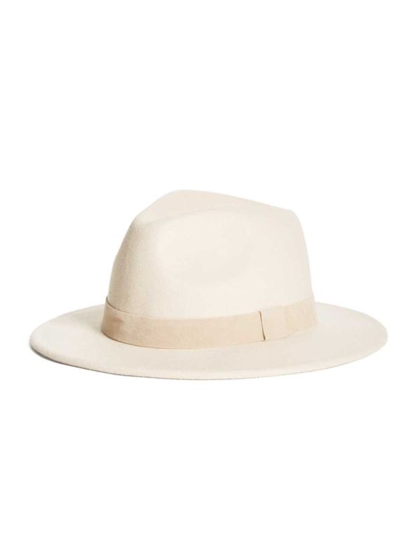 Guess Vickie Breda Brim Hatt Dam Beige | 603491-ART