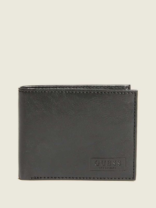 Guess West Passport Case Plånbok Herr Svarta | 647381-NFZ