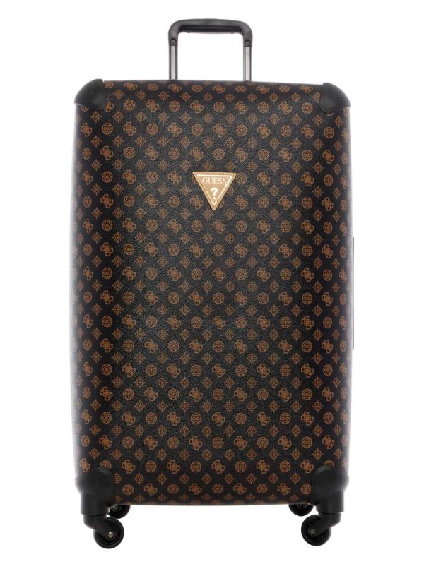 Guess Wilder 28" 4-Wheel Suitcase Resväska Dam Bruna | 149683-BNY