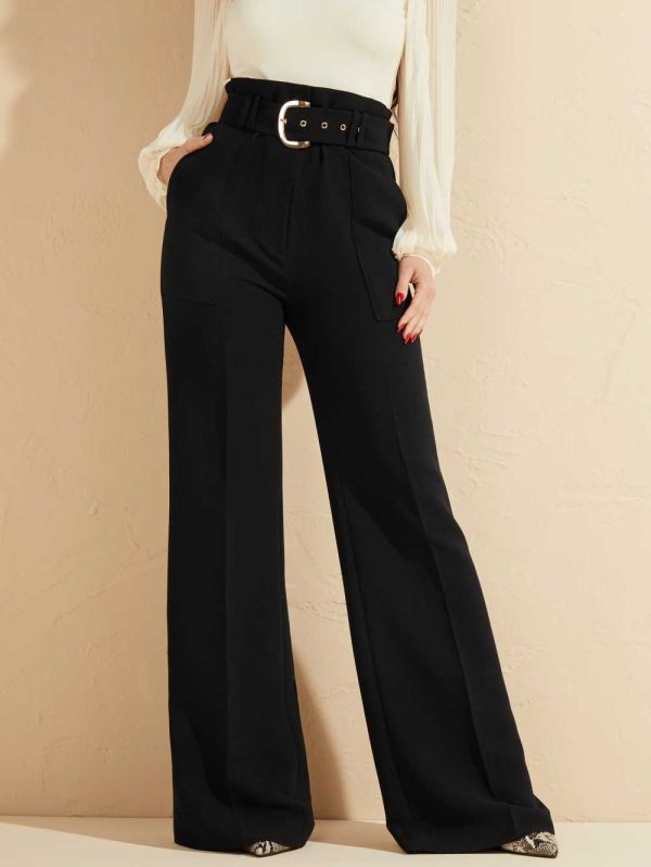 Guess Wixson Breda Leg Byxor Dam Svarta | 679403-LGX