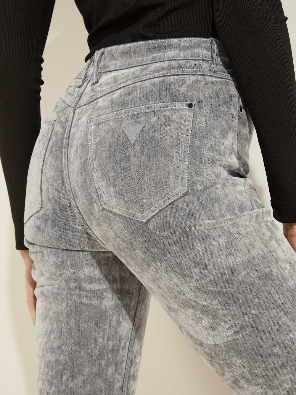 Guess 1981 Velvet Flocked Skinny Jeans Dam Grå | 043967-UPJ
