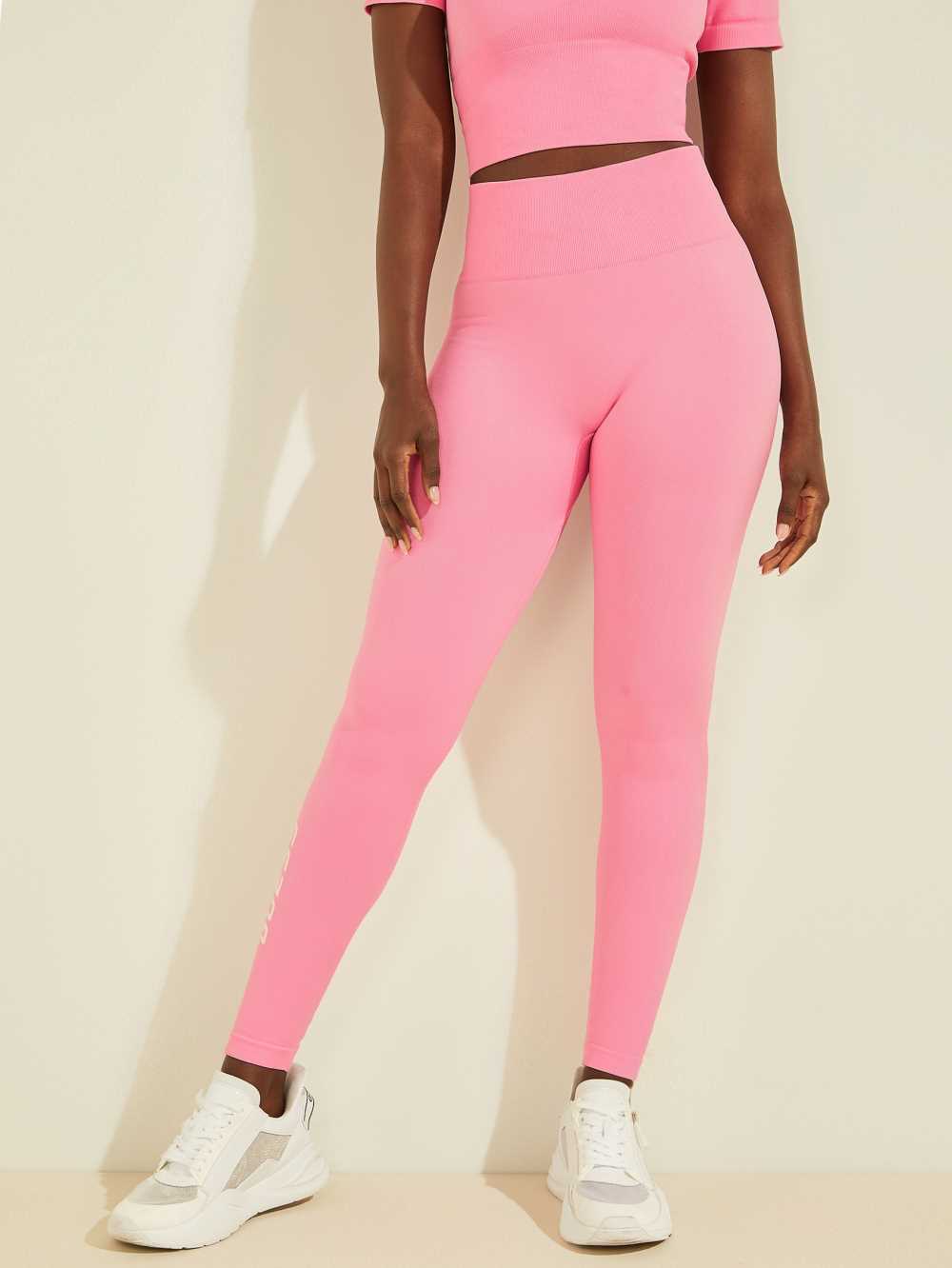 Guess Alma Seamless Leggings Dam Rosa | 841590-HQN