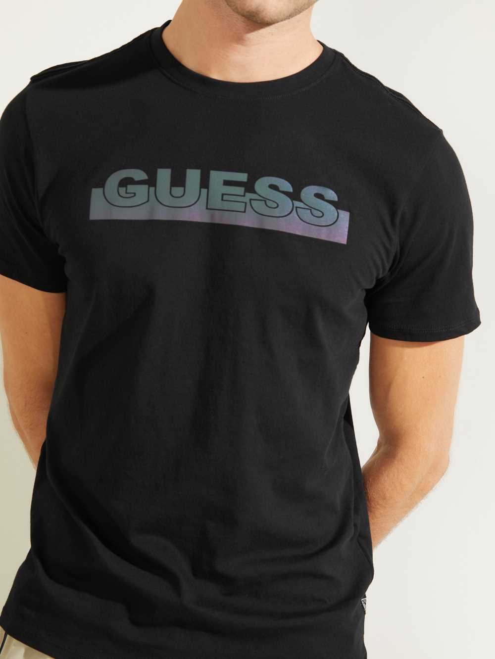 Guess Apex T-shirt Herr Svarta | 216893-CST