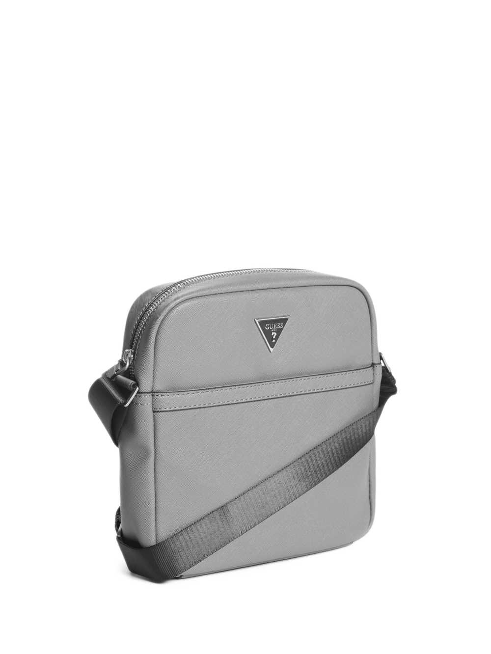 Guess Certosa Platta Crossbody Väska Herr Grå | 650198-DUR
