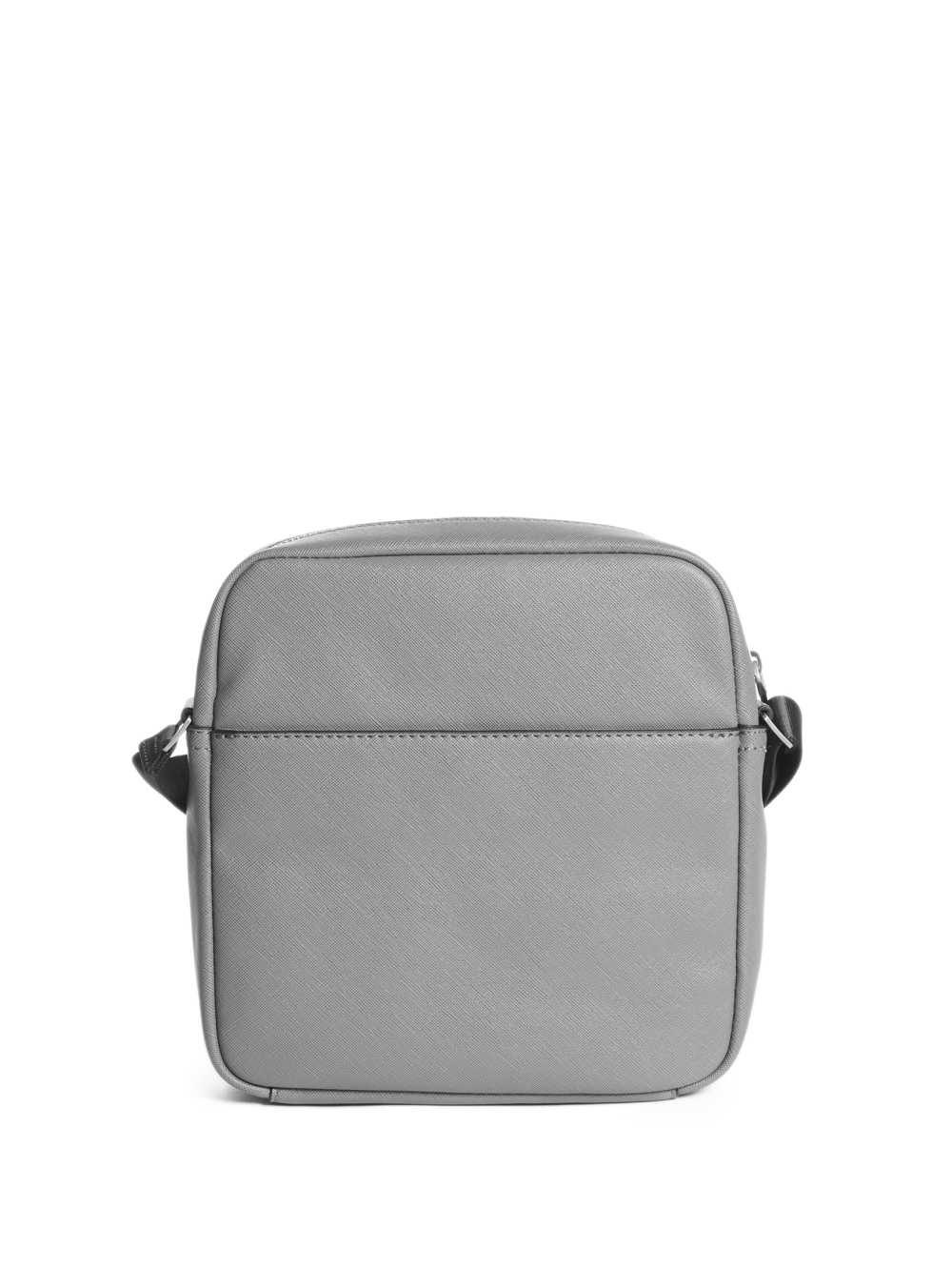 Guess Certosa Platta Crossbody Väska Herr Grå | 650198-DUR