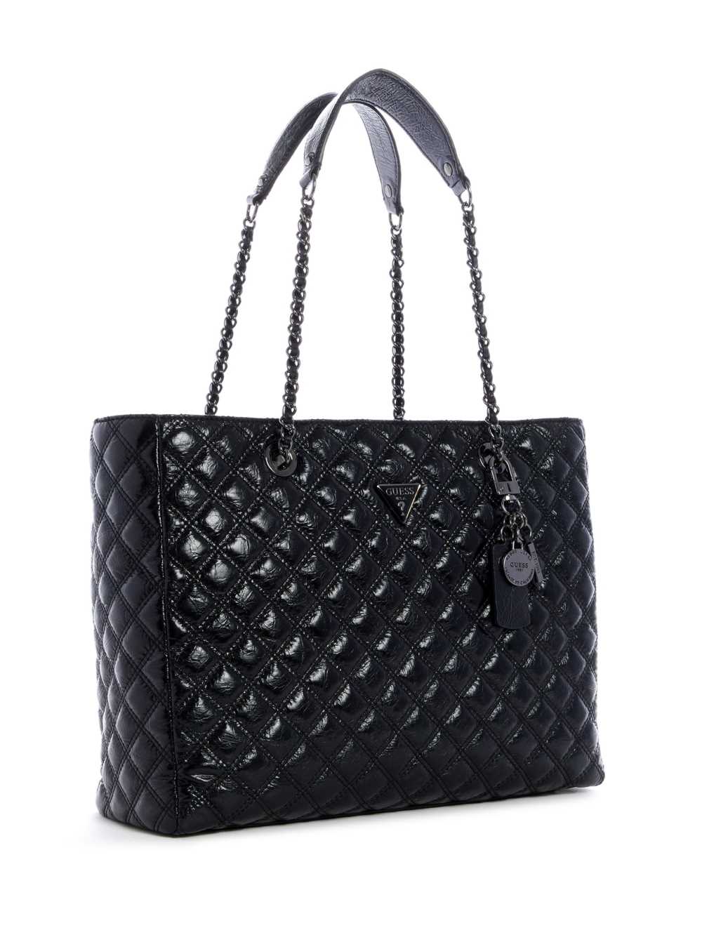 Guess Cessily Quilted Toteväska Dam Svarta | 849365-NWK