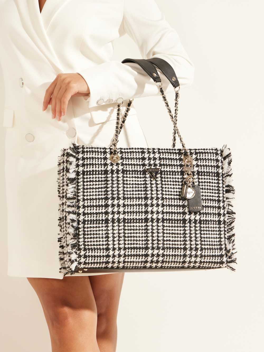 Guess Cessily Tweed Toteväska Dam Tvätt | 238460-VDA