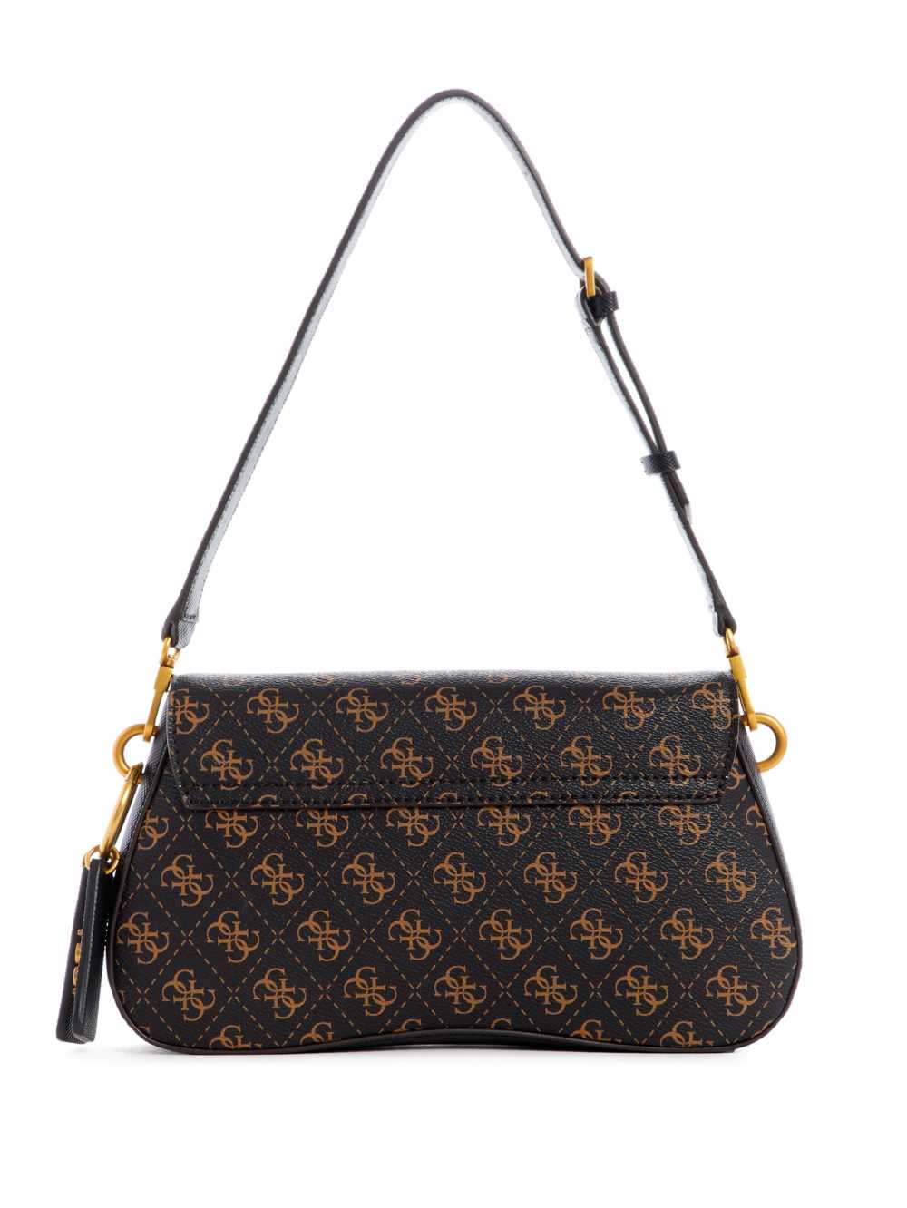 Guess Cordelia Logo Flap Axelväska Dam Bruna Olika Färger | 153687-KHA