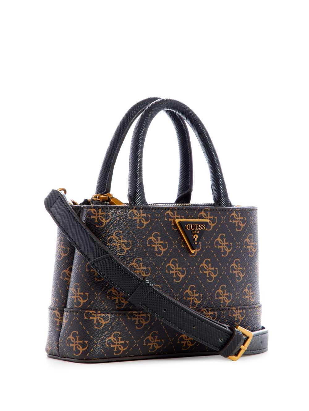 Guess Cordelia Logo Mini Satchel Väska Dam Bruna Olika Färger | 385912-IXN