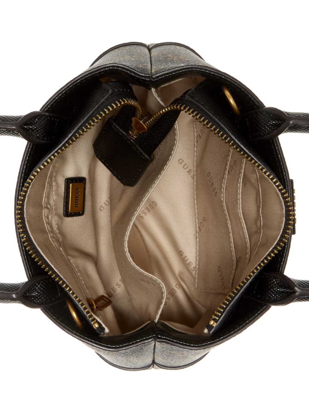 Guess Cordelia Logo Mini Satchel Väska Dam Bruna Olika Färger | 385912-IXN