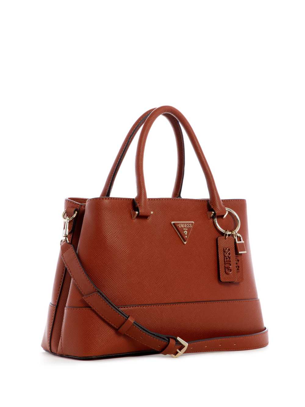 Guess Cordelia Luxury Satchel Väska Dam Bruna | 478210-RTP