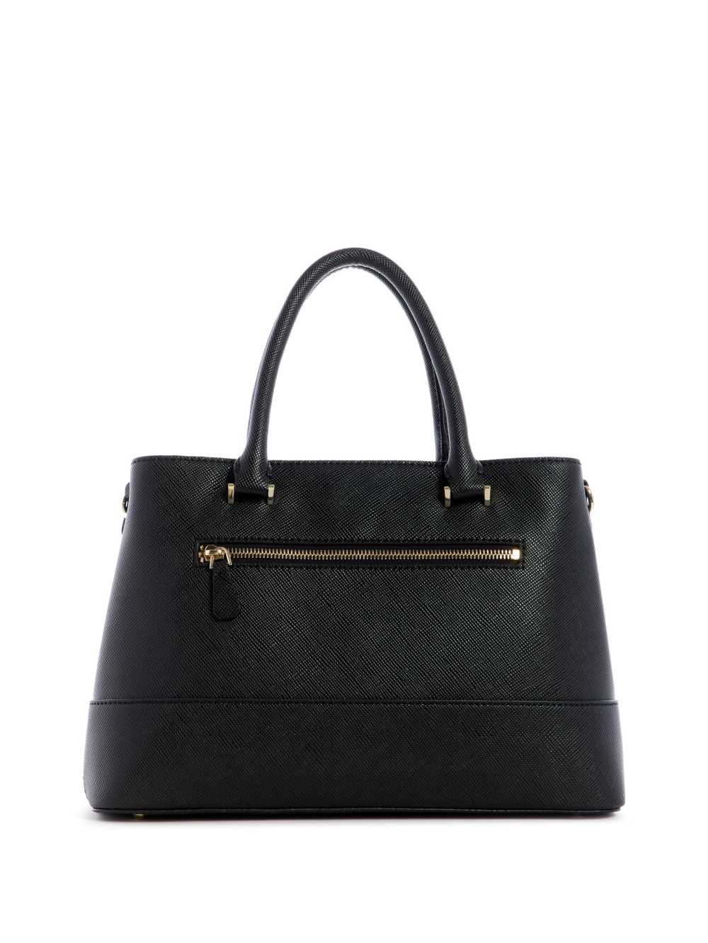 Guess Cordelia Luxury Satchel Väska Dam Svarta | 907423-UMN