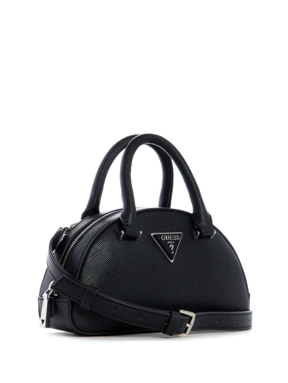Guess Cordelia Mini Dome Satchel Väska Dam Svarta | 485792-MWG