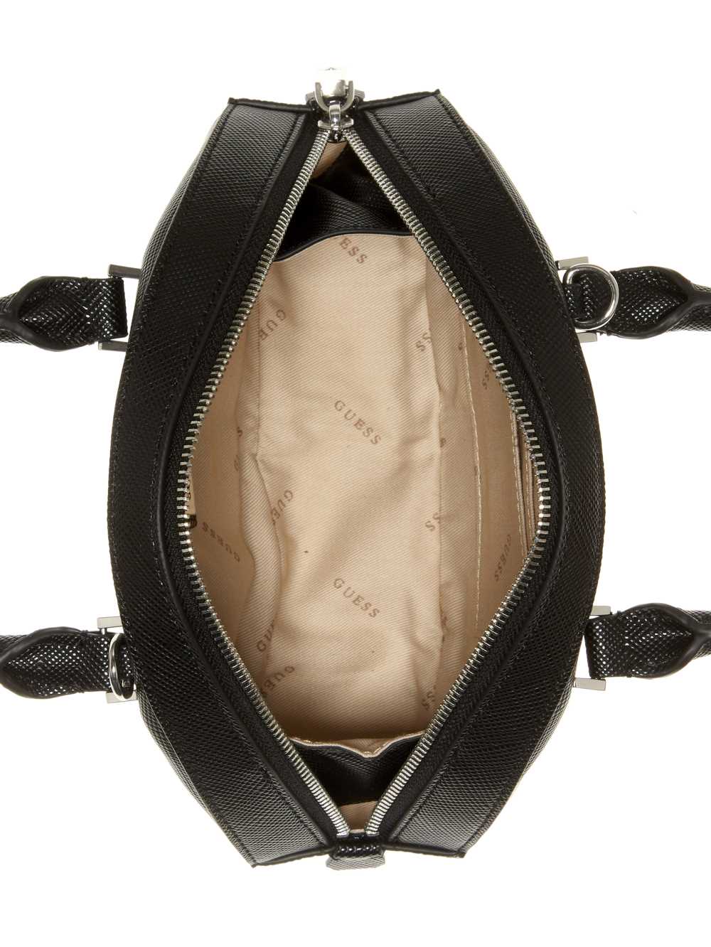 Guess Cordelia Mini Dome Satchel Väska Dam Svarta | 485792-MWG