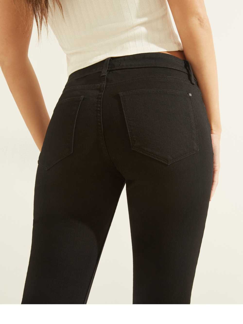 Guess Eco Low-Rise Power Skinny Jeans Dam Tvätt | 124307-UVX