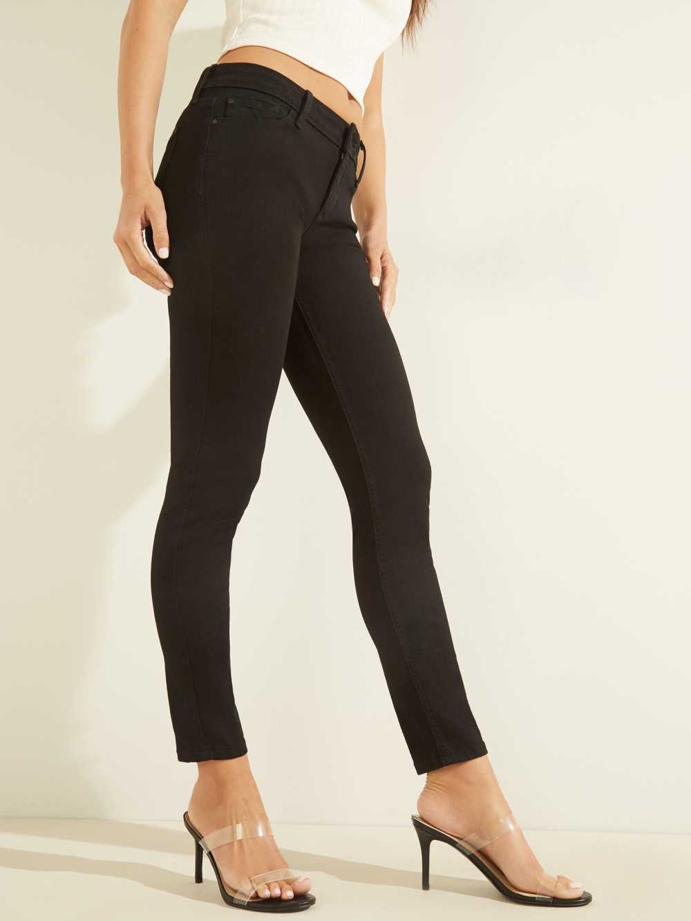 Guess Eco Low-Rise Power Skinny Jeans Dam Tvätt | 124307-UVX