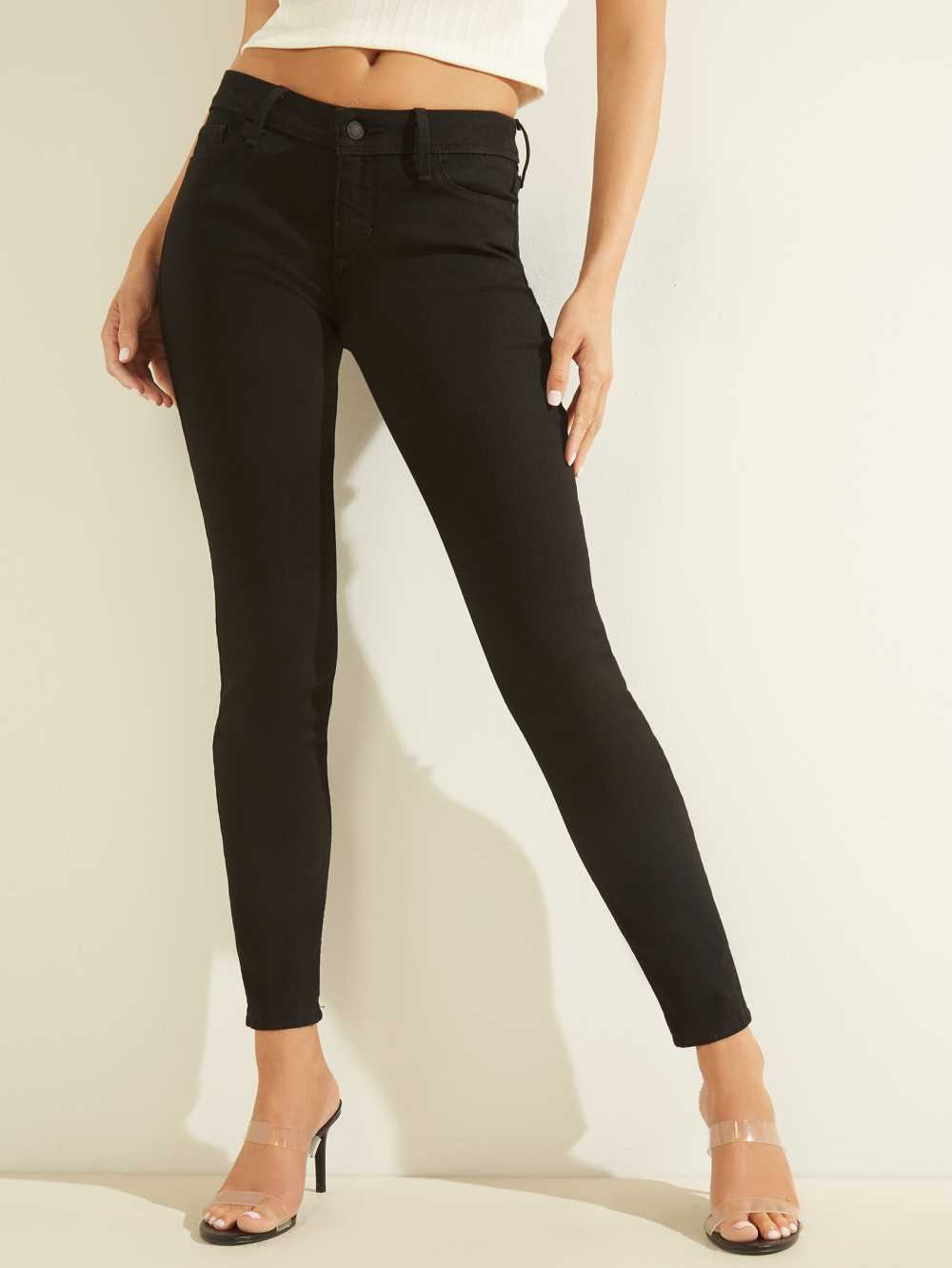 Guess Eco Low-Rise Power Skinny Jeans Dam Tvätt | 124307-UVX