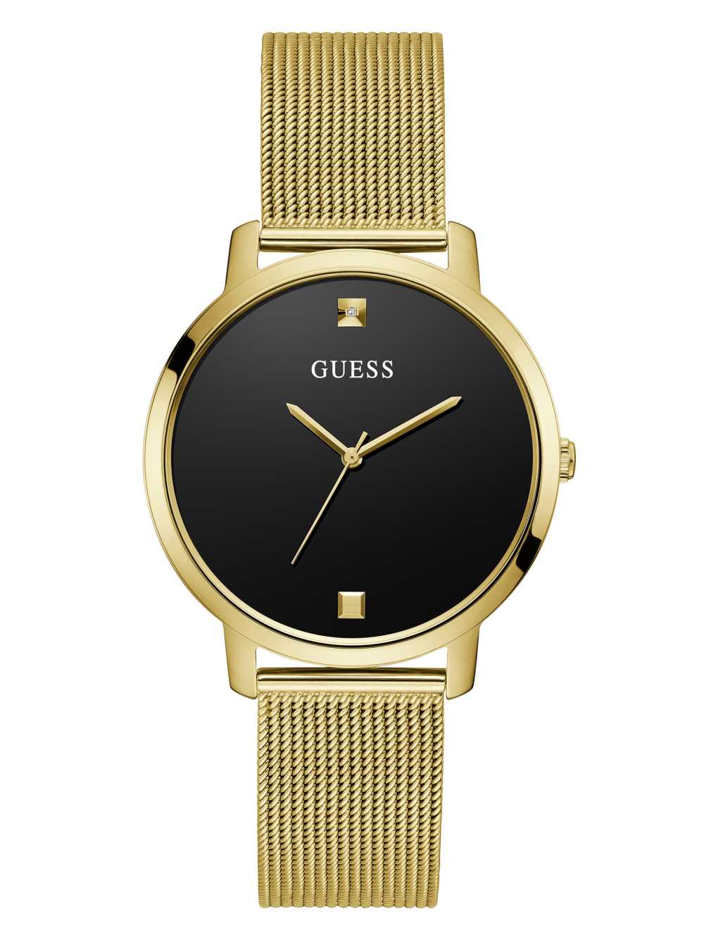 Guess Gold-Tone And Black Diamond Analog Klocka Dam Olika Färger | 375164-VQO