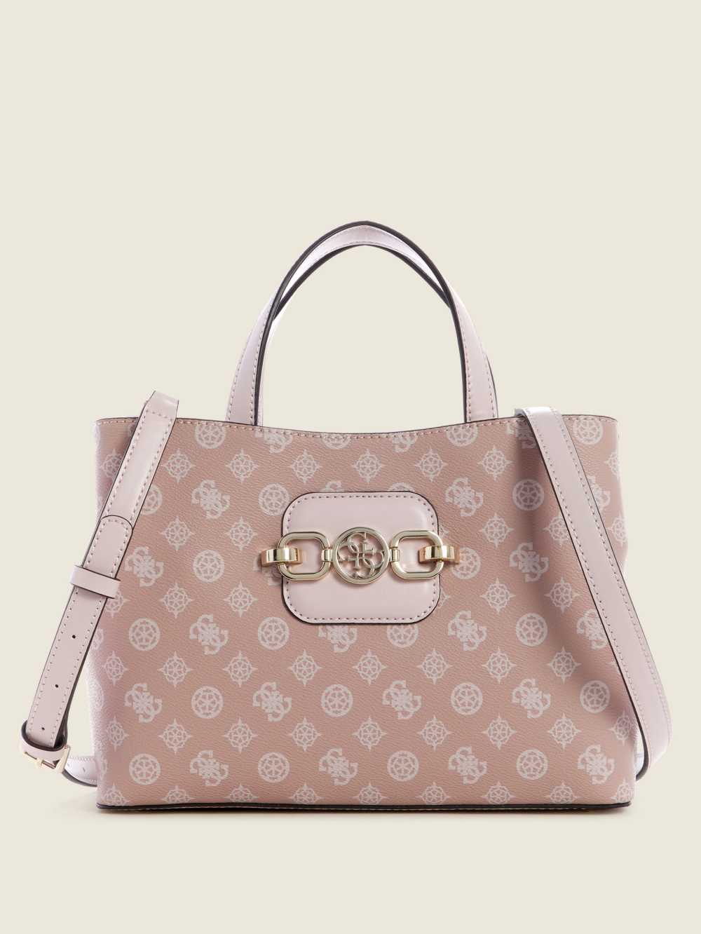 Guess Hensely Logo Girlfriend Satchel Väska Dam Olika Färger | 962538-OAD