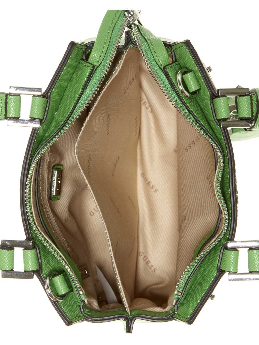 Guess Katey Mini Satchel Väska Dam Gröna | 587421-OPR