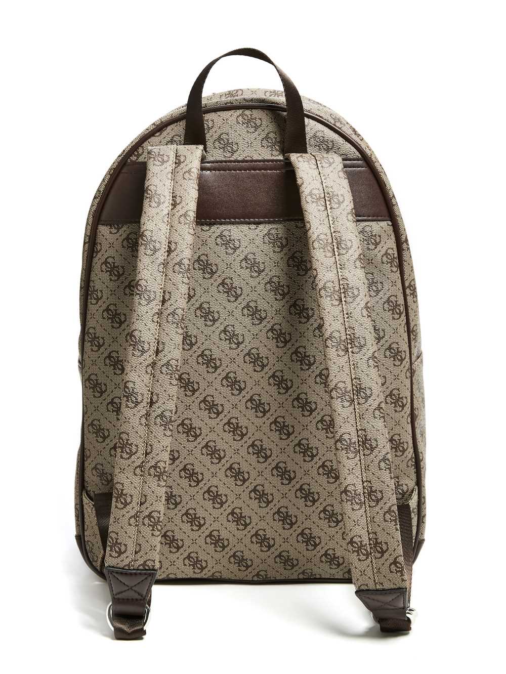 Guess Kevin Logo-Print Ryggsäck Dam Bruna | 401835-CFZ