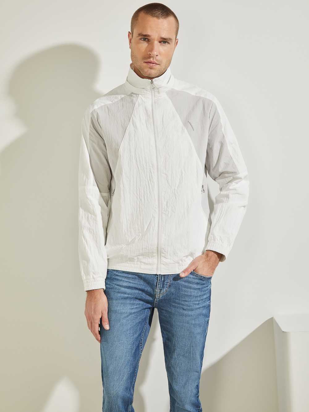 Guess Kian Color-Block Jacka Herr Grå | 139748-TRH