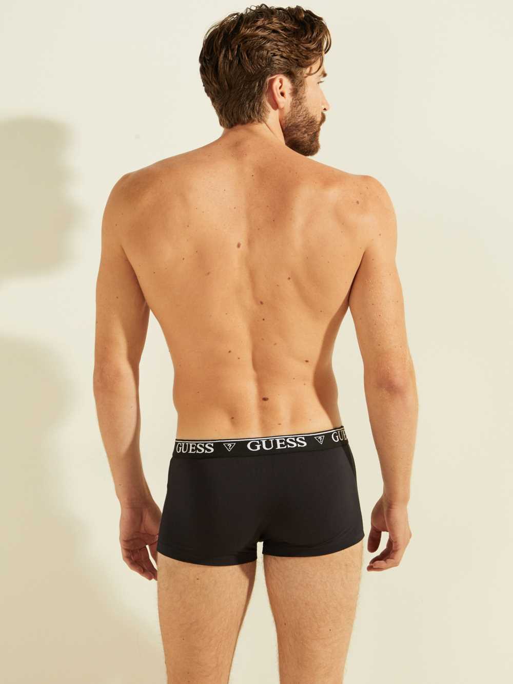Guess Logo Band Boxer Briefs Underkläder Herr Mörkbruna | 903215-MRK