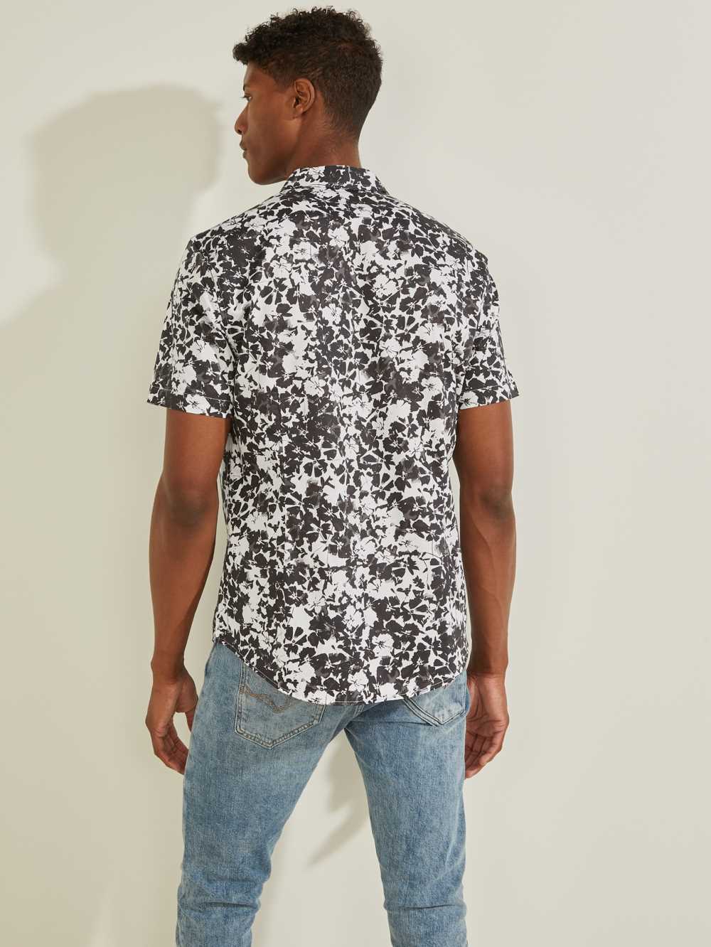 Guess Luxe Dried Blooms Skjorta Herr Vita | 479205-YAK