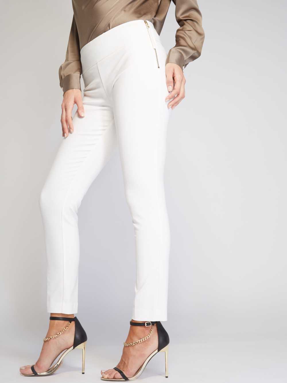 Guess Olivia Skinny Byxor Dam Grädde | 152837-JLM
