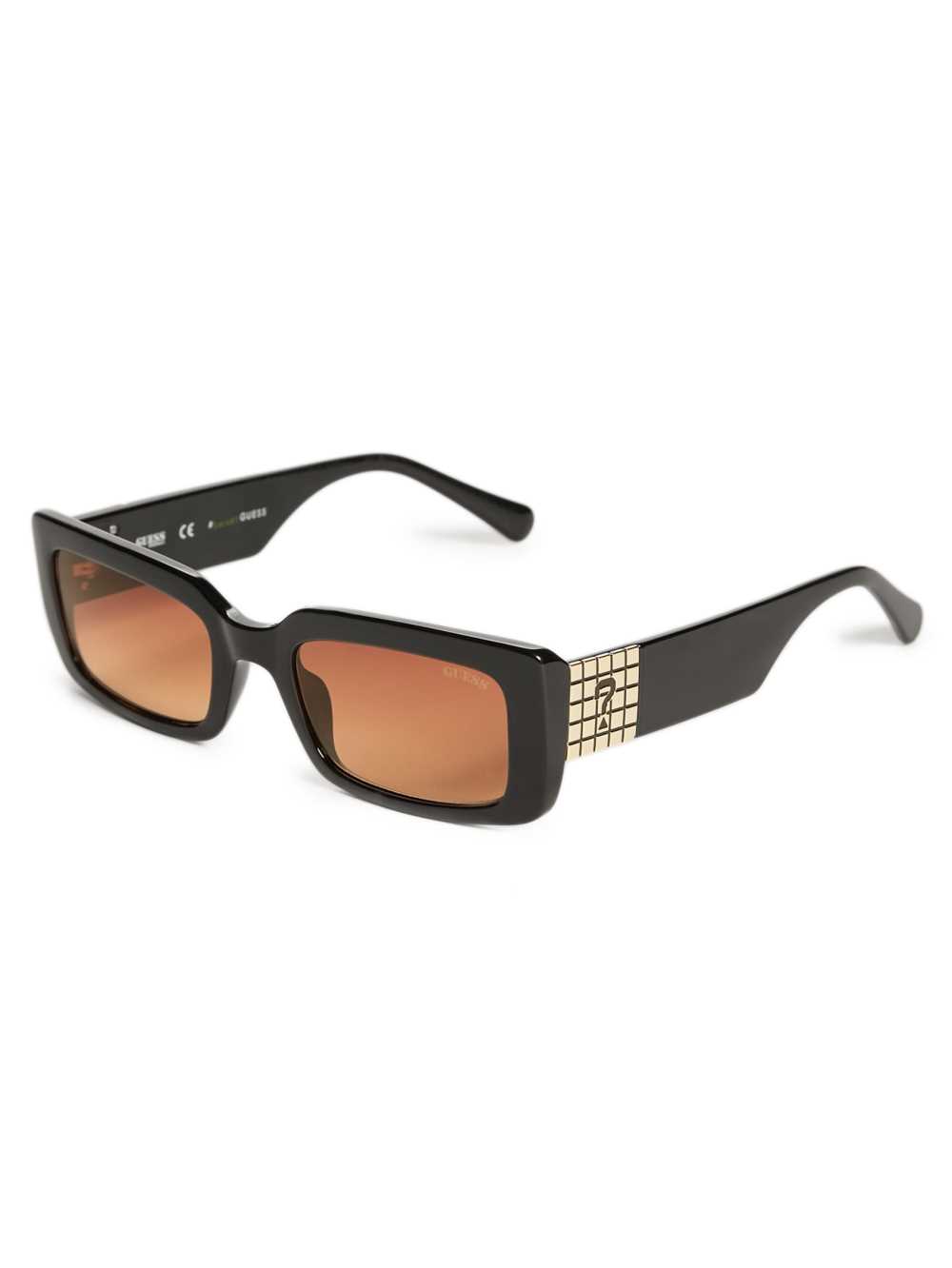 Guess Original Rectangular Solglasögon Dam Svarta | 174280-NHA