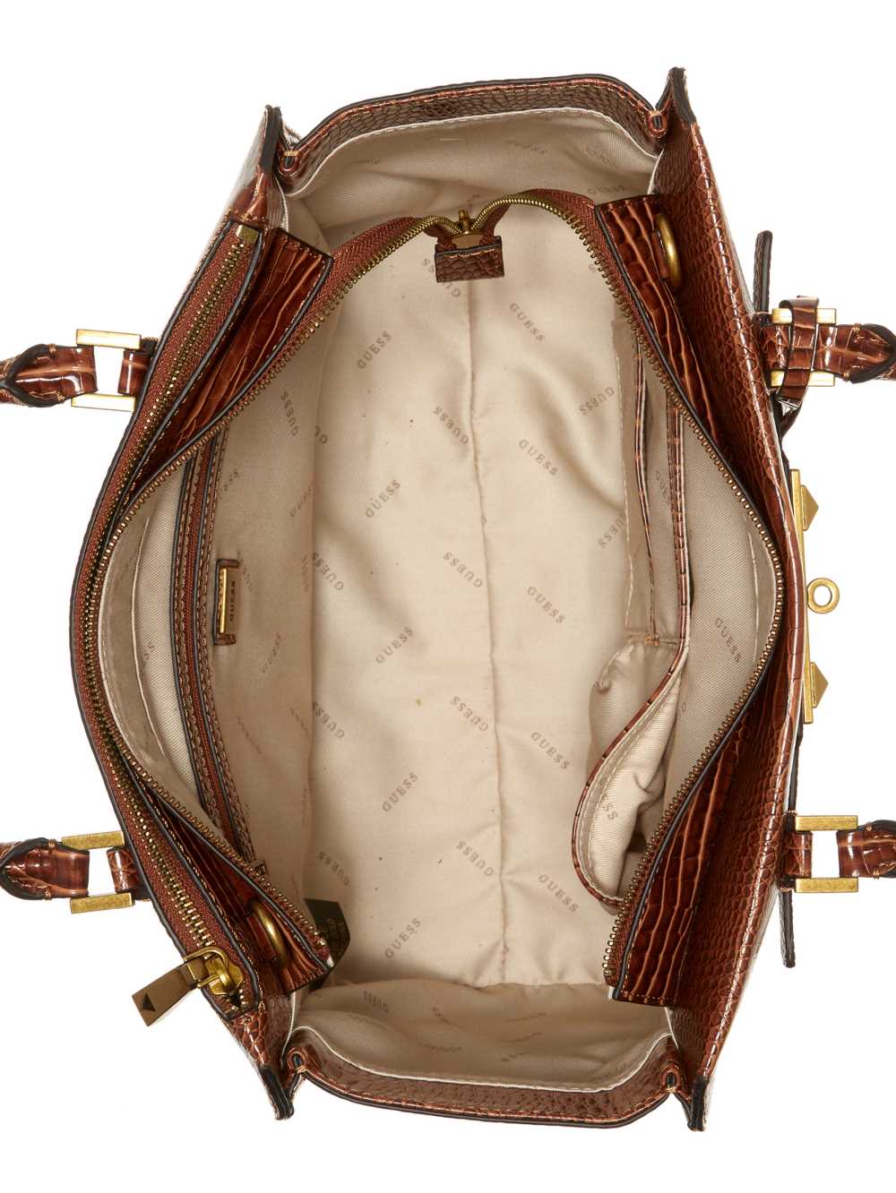 Guess Raffie Carryall Crossbody Väska Dam Bruna | 954210-EMU
