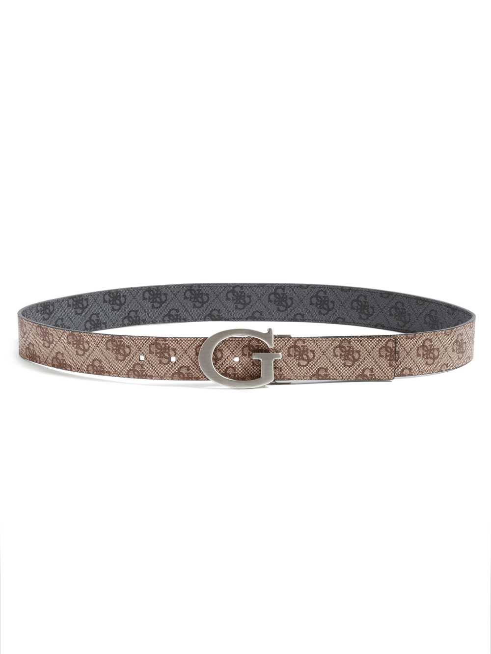 Guess Reversible Logo Bälte Herr Svarta Bruna | 957206-PEM