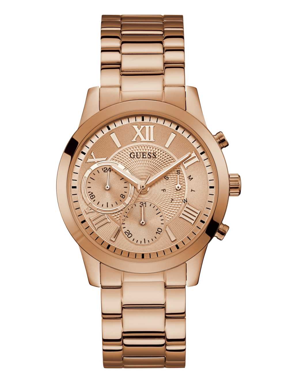 Guess Rose Gold-Tone Klocka Dam Guld | 104638-BZM