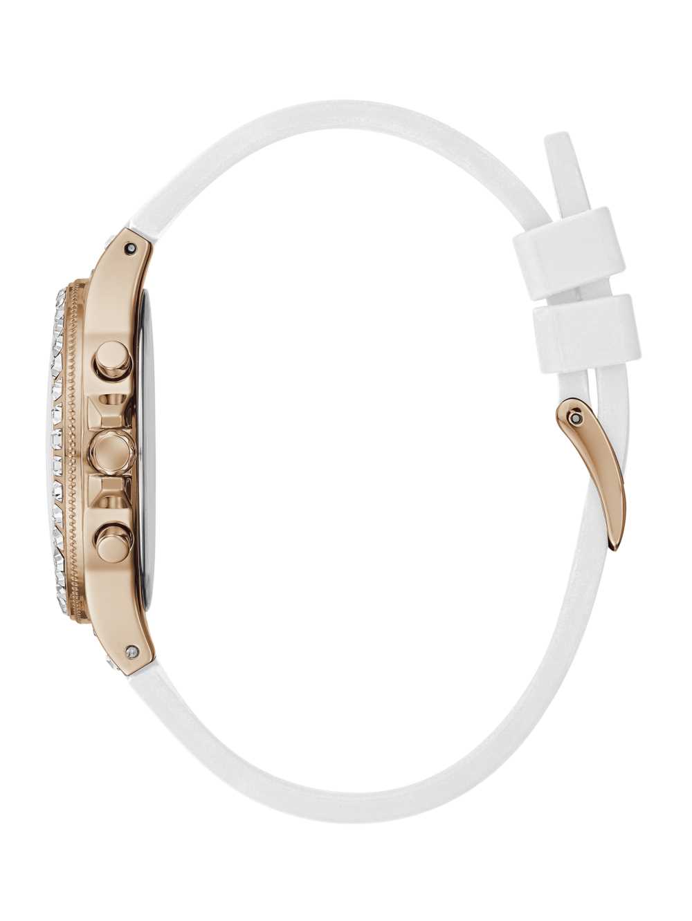 Guess Rose Gold-Tone Rhinestone Multifunction Klocka Dam Olika Färger | 013496-OHZ
