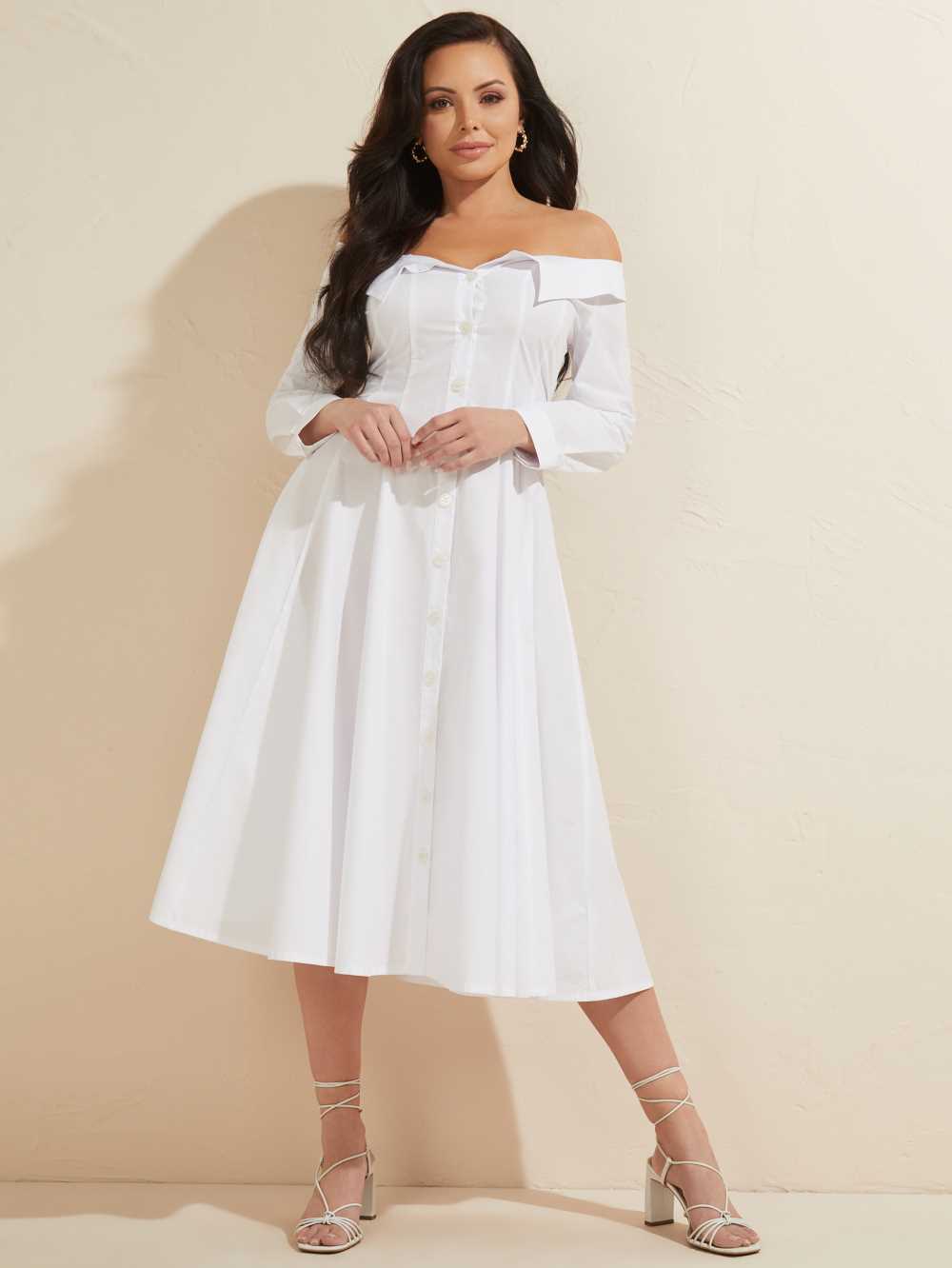 Guess Sadira Skjorta Dam Vita | 710948-IMY