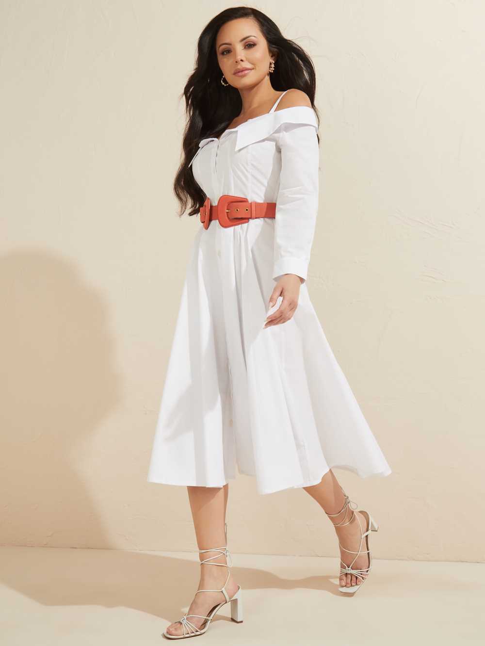 Guess Sadira Skjorta Dam Vita | 710948-IMY