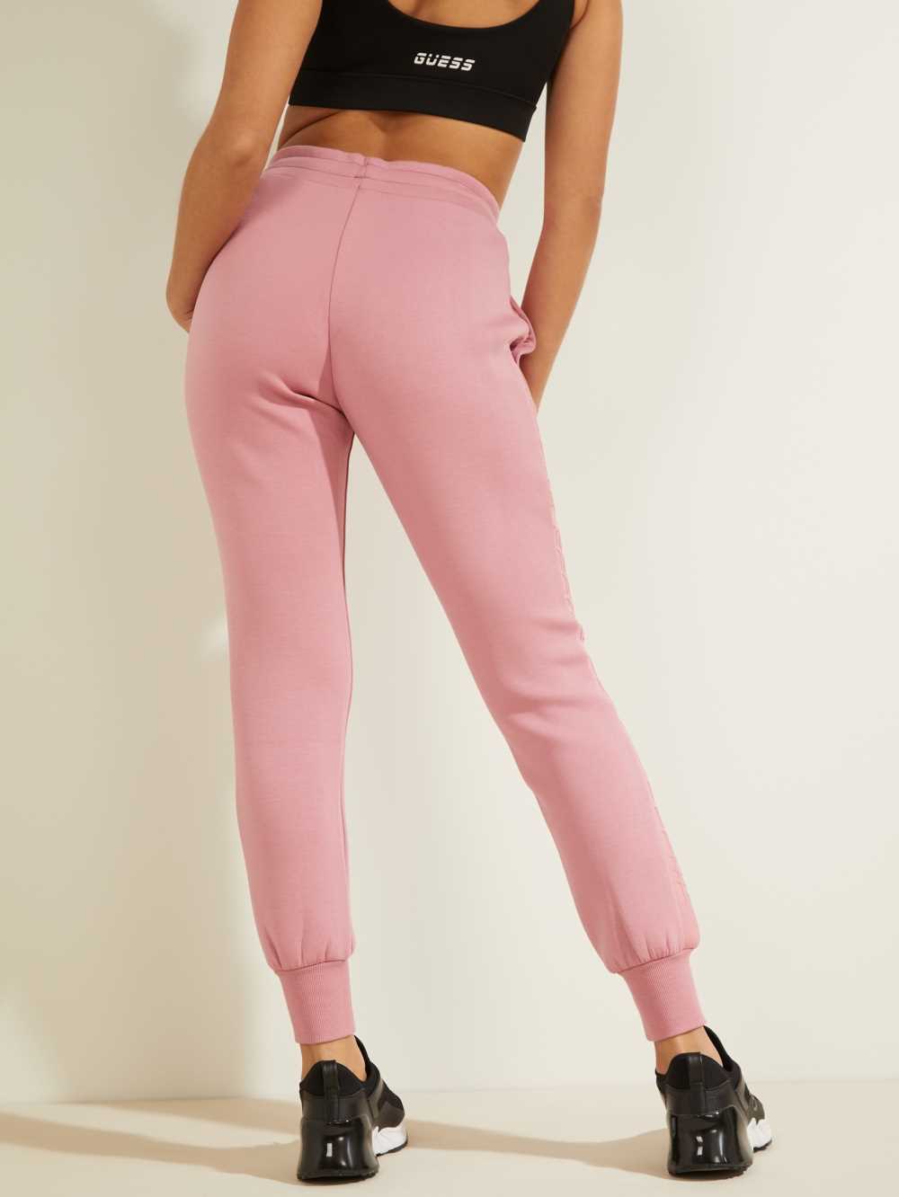 Guess Scuba Logo Tape Mjukisbyxor Dam Rosa | 396417-RKY