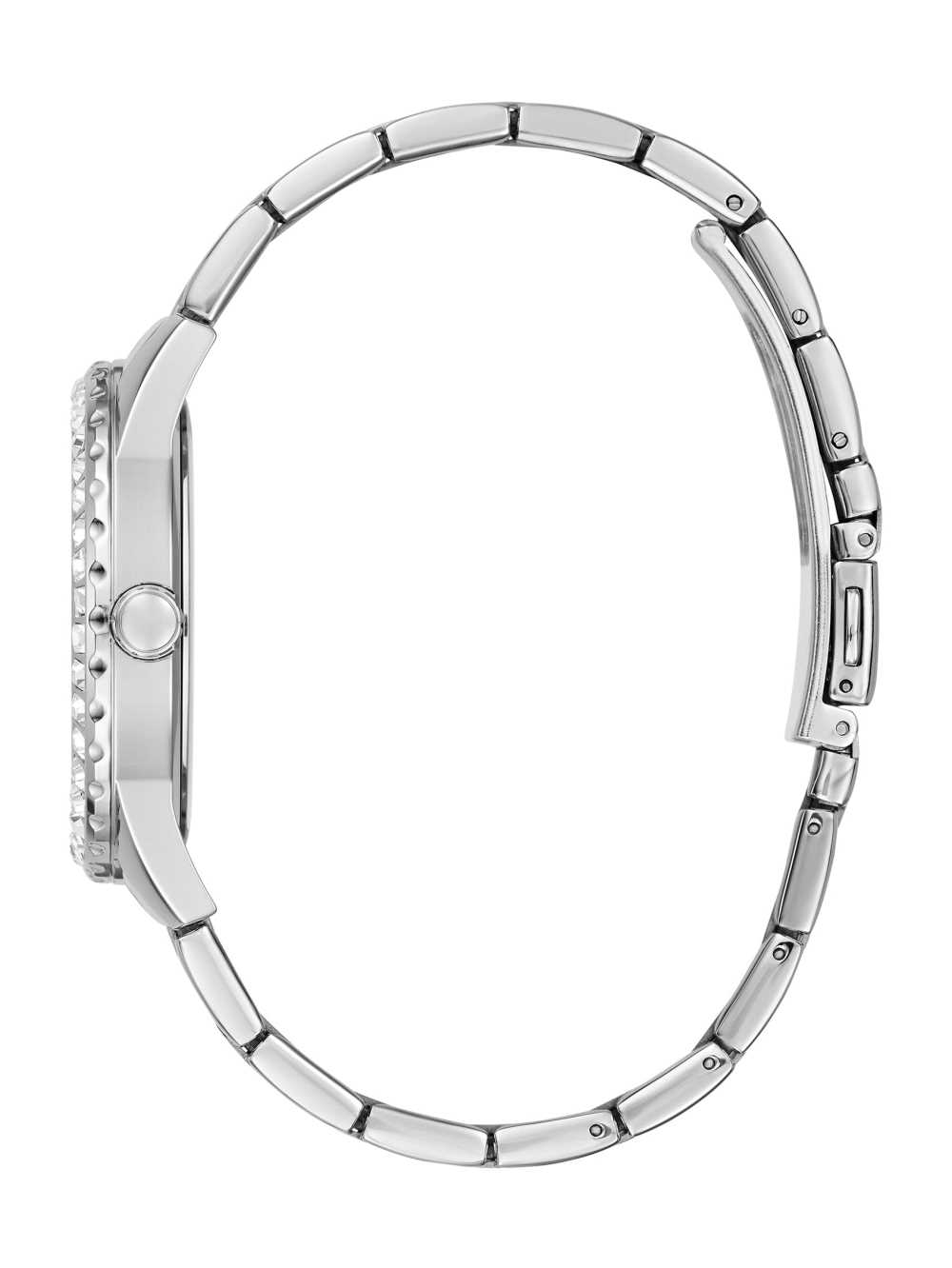 Guess Silver-Tone Analog Klocka Dam Olika Färger | 403217-HGN
