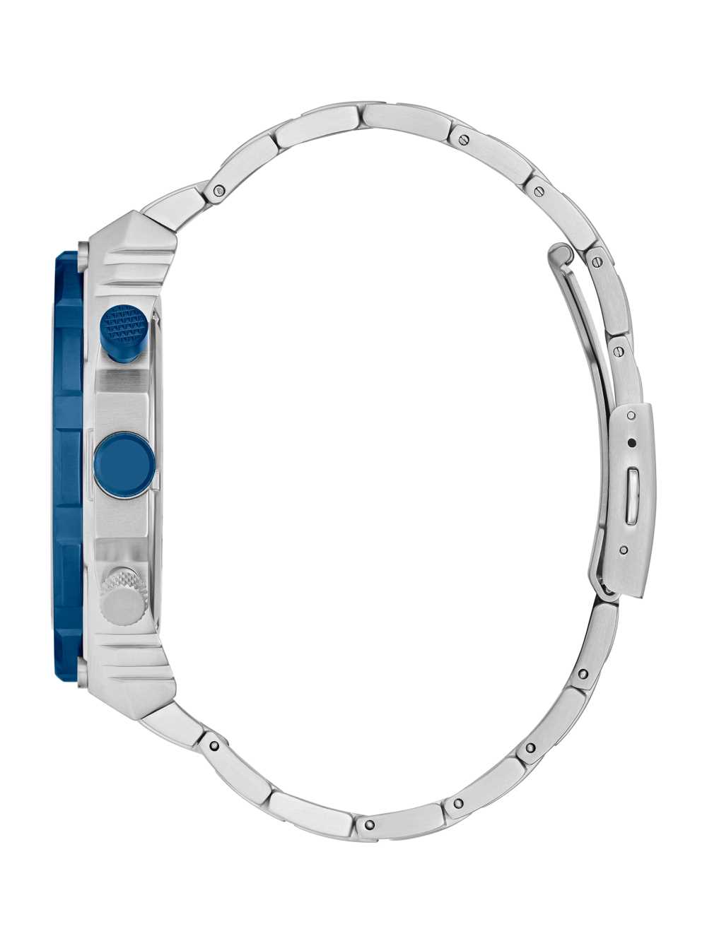 Guess Silver-Tone Exposed Dial Multifunction Klocka Herr Olika Färger | 906517-OJK