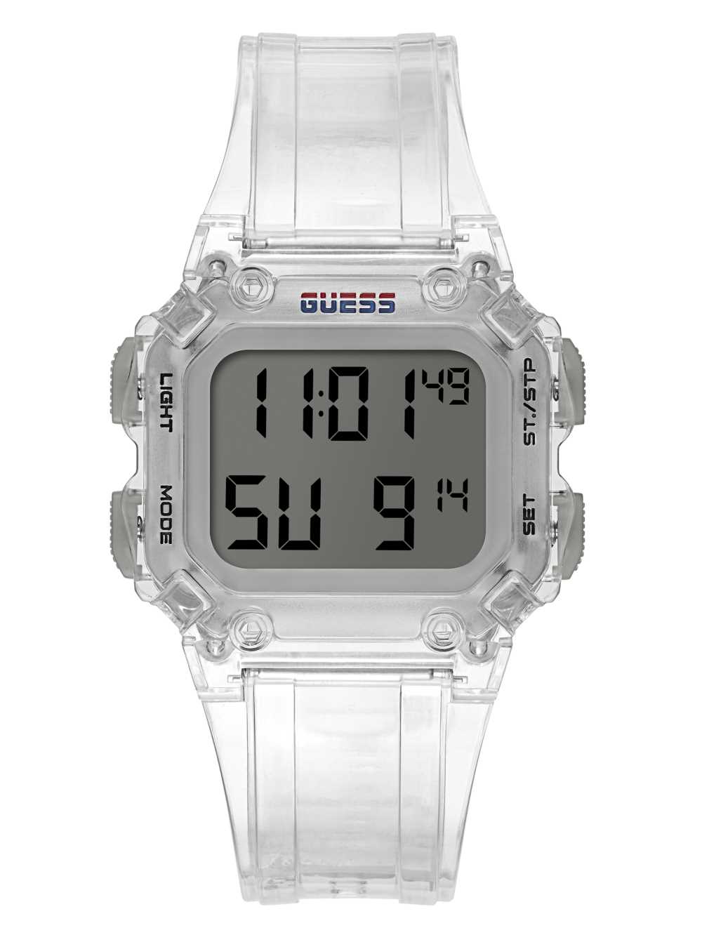 Guess Stealth Clear Digital Klocka Herr Olika Färger | 795840-XUF