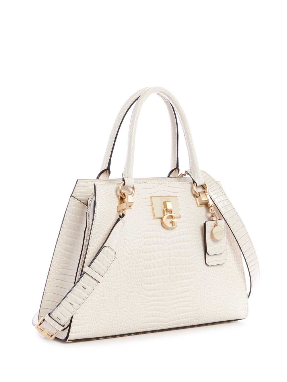 Guess Stephi Girlfriend Satchel Väska Dam Grå | 369072-GWU