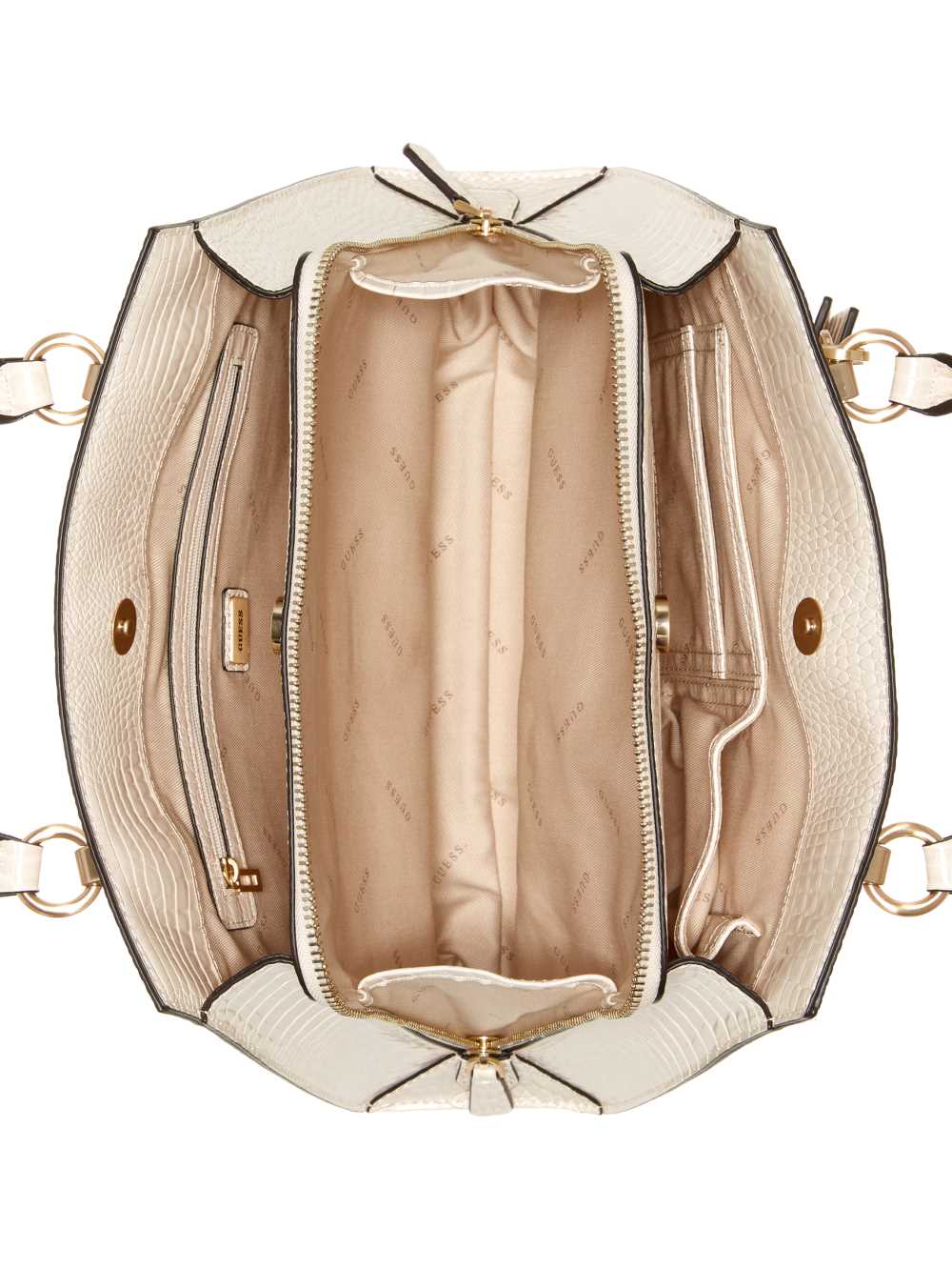Guess Stephi Girlfriend Satchel Väska Dam Grå | 369072-GWU