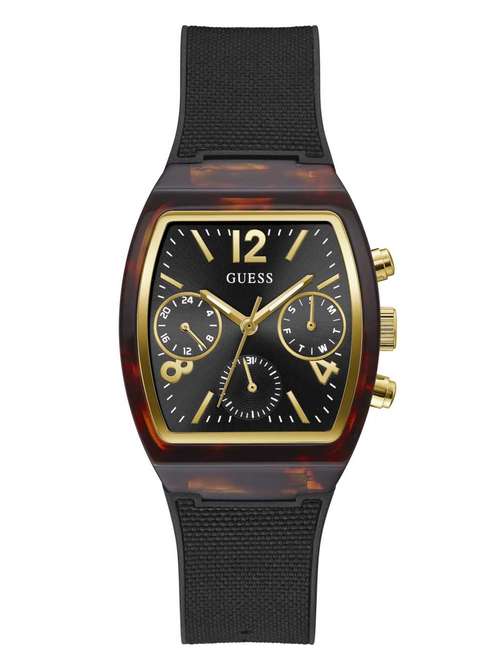 Guess Tortoise and Black Multifunction Klocka Herr Olika Färger | 965078-TGE