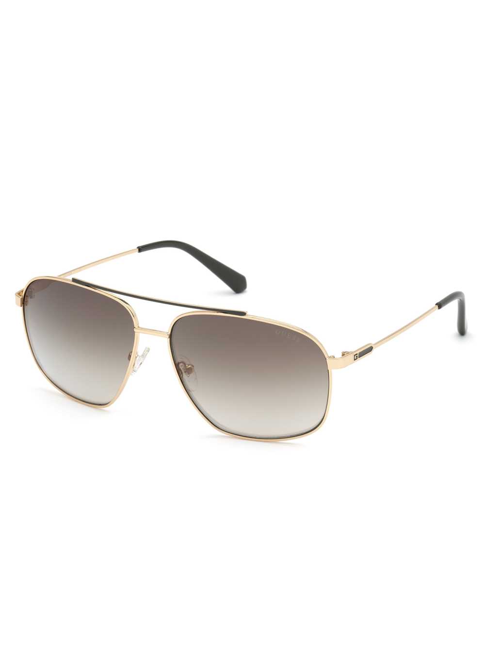 Guess Trevor Navigator Solglasögon Herr Guld Svarta | 394076-QNL